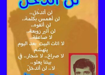 لن أتدخّل …