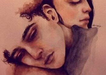 على رمشها …