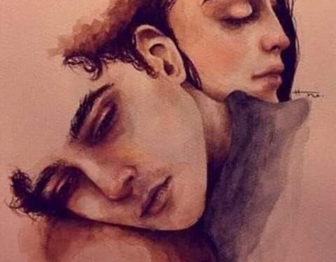 على رمشها …