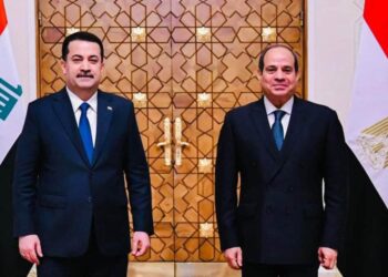 الرئيس السيسي يستقبل رئيس وزراء العراق