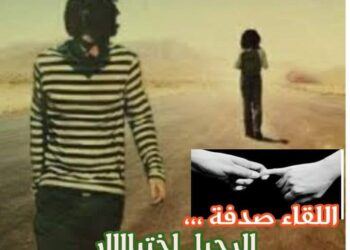 اللقاء صدفة والرحيل إختيار …
