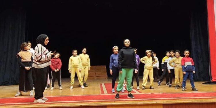 ورشة للفن الصامت والكلاون بثقافة المنوفية