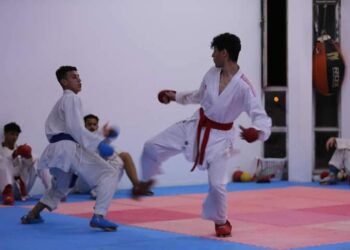 المعسكر التدريبي للمنتخب الليبي الكاراتية