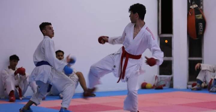 المعسكر التدريبي للمنتخب الليبي الكاراتية