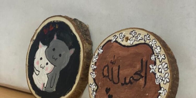 بازار خيري بمدرسة المواهب والعلوم للبنات