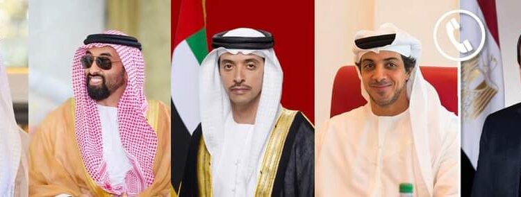 السيسي يتصل برؤساء الإمارات وأبو ظبي