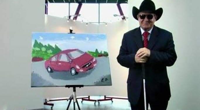 لوحات الفنان الأعمي …