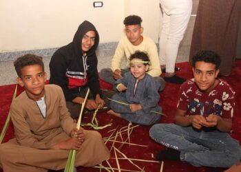 الأقباط يحتفلون بأحد الشعانين بالأقصر