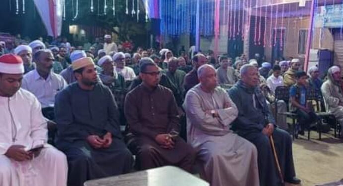 قرية الديمقراط تنظم حفل تأبين لرجل الخير شعبان بسطاوى والرزيقي يشعل القلوب .