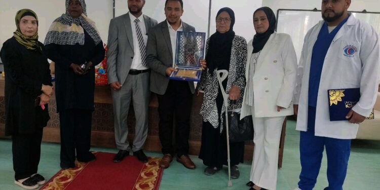 إختفاء باليوم العالمي للتمريض بمستشفي بنغازي التعليمي لطب وجراحة العيون