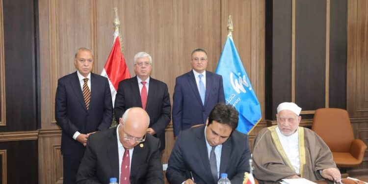 وزير التعليم العالي يتفقد جامعة بنها الأهلية