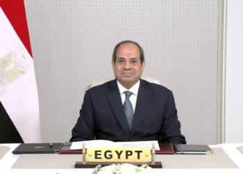 السيسي يشارك فى قمة مجلس السلم والأمن عبر تقنية الفيديو كونفرانس