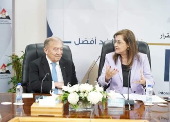 وزيرة التخطيط والتنمية الاقتصادية تلتقي وزير الإقتصاد الفلسطيني