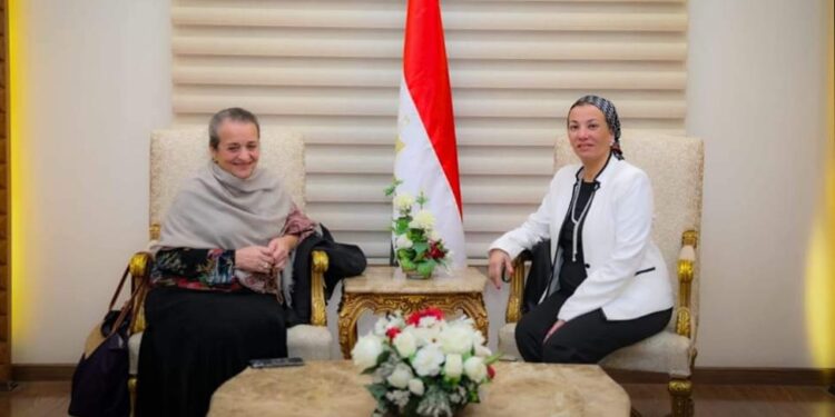 وزيرة البيئة تودع صاحبة السمو الملكي الأردني الأميرة عالية بنت الحسين