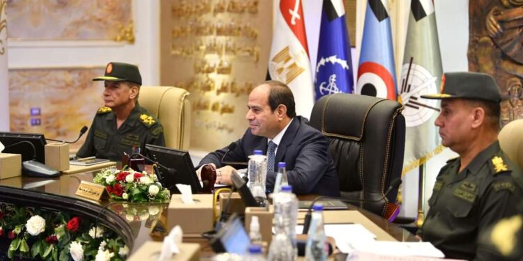 السيسي يشهد إختبارات المتقدمين للإلتحاق بوظائف التعليم