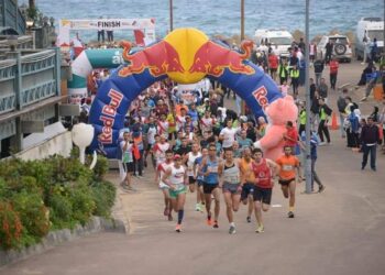 ١٠٠٠ مشارك  من ١٢ جنسيه فى نصف  ماراثون الاسكندرية