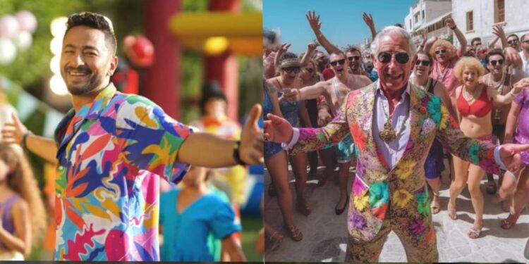 حمادة هلال يشارك ملك إنجلترا إحتفالات التتويج