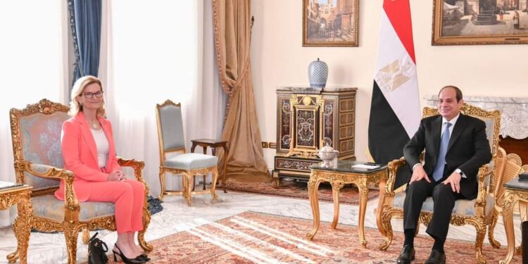 الرئيس السيسي يستقبل الأمين العام للإتحاد الدولي للإتصالات