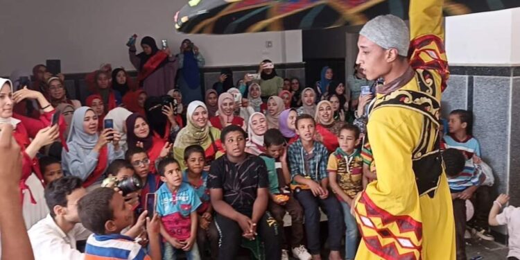 ثقافة سوهاج تحتفل بعيد الأضحى مع أطفال مؤسسة البنين 