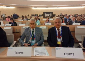 الوزير حسن شحاتة والسفير ايهاب جمال الدين يشاركان في “قمة عالم العمل” بجنيف..