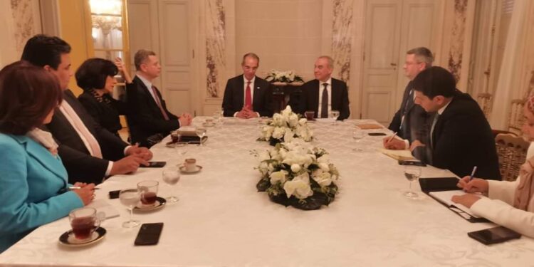 وزير الإتصالات يلتقي قيادات شركات Teleperformance و NOKIA