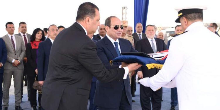 السيسي يشهد افتتاح محطة “تحيا مصر” متعددة الأغراض بميناء الأسكندرية ……