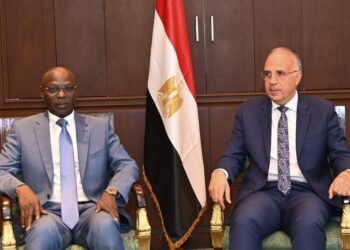 الدكتور سويلم يلتقى وزير المياه الحضرية والريفية التشادى