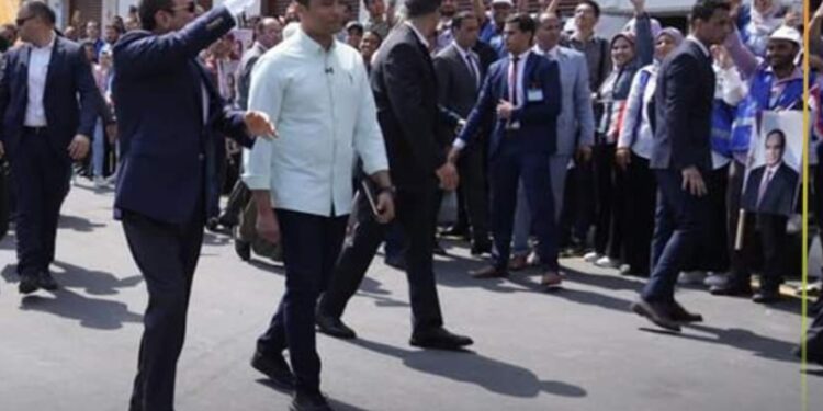 استقبال السيسي بالزغاريد في «الأبعادية»