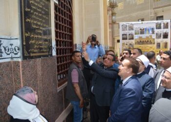 وزيرا التنمية المحلية والاوقاف ومفتي الجمهورية ومحافظ المنوفية يفتتحون ” مسجد سيدى ” شبل الأسود