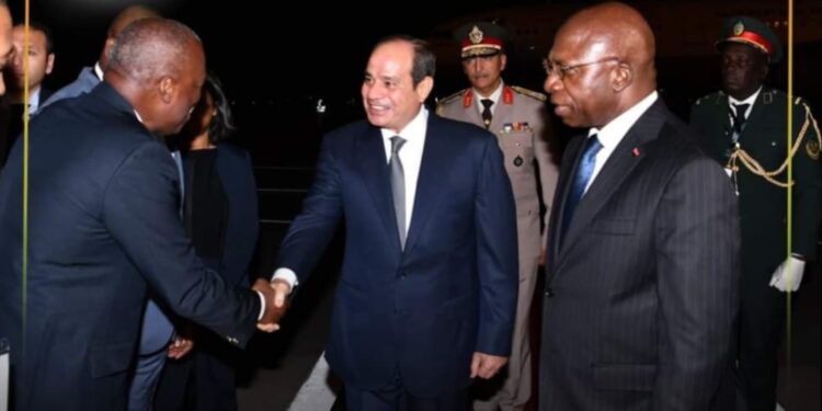 السيسي ونظيره الأنجولي يبحثان قضايا الشمال الأفريقي