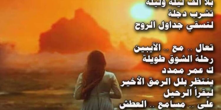 « رحلة بلا إياب » للشاعرة سهى عبد الستار …