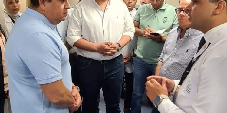 وزير الصحة والسكان يشيد بجودة تنفيذ الأعمال الإنشائية …