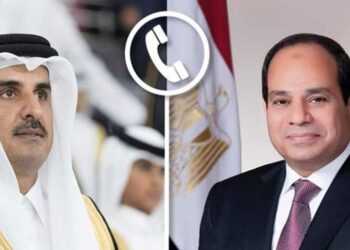 للتباحث … إتصال تليفوني بين السيسي  وبن حمد