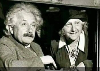 أذكى رجل في العالم إينشتاين مع زوجته ميلفا ماريك.