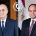 السيسى يجرى إتصالاً هاتفياً مع الرئيس عبد المجيد تبون