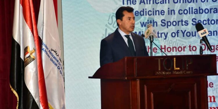 وزير الشباب والرياضة يفتتح المؤتمر السنوي للاتحاد الأفريقي للطب الرياضي …