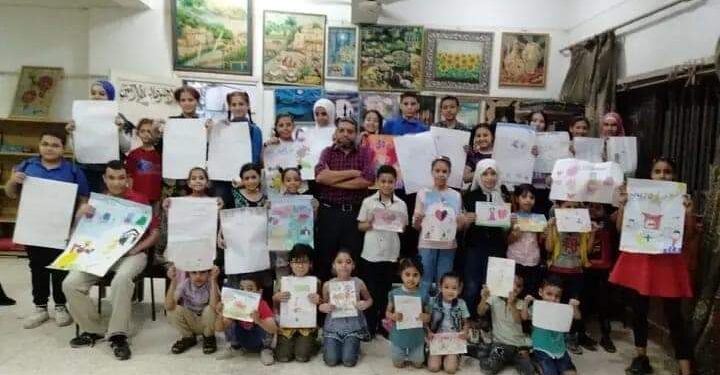 ثورة 30 يونيو ومظاهر العيد في ورش لأطفال ثقافة بهاء الدين بأسيوط