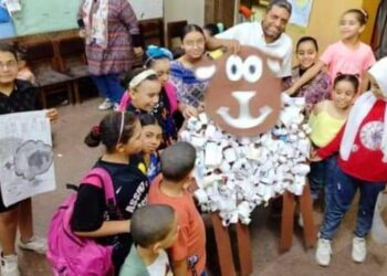 احتفالات بالعيد وثورة 30 يونيو في ورش للأطفال وذوي الهمم 