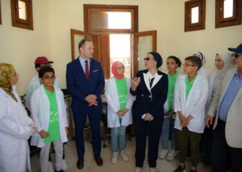 وزيرة البيئة تفتح أول نادى للعلوم بمحمية قبة الحسنة