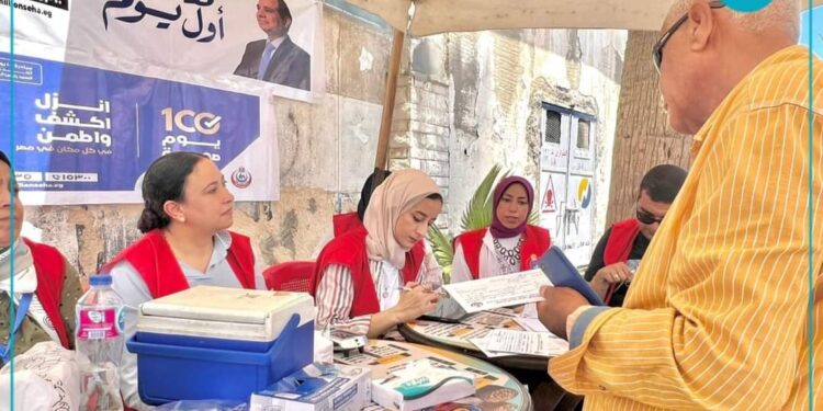 تقديم الخدمات الطبية بالمجان لجميع الفئات ضمن مبادرة 100 مليون صحة.