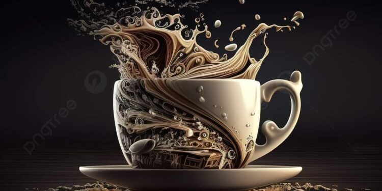 فنجانُ قهوة  على شرَكِ الزَّمان