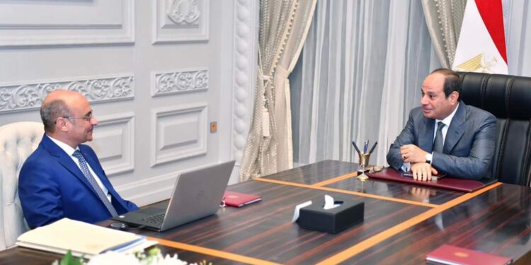 الرئيس السيسي يلتقي اليوم مع المستشار عمر مروان وزير العدل.