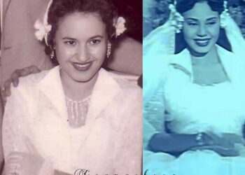 نشر احدهم صورة من حفل زفاف والدته …