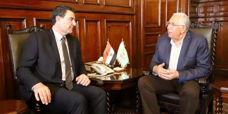 وزيرا الزراعة في مصر ولبنان يبحثان تعزيز التعاون بين البلدين