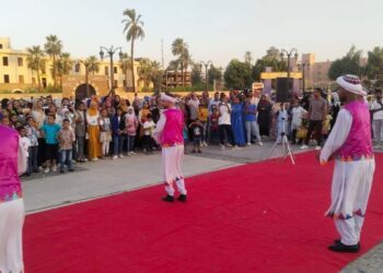 التنورة والنوبة في احتفالات ثقافة الأقصر بثورة 30 يونيو 
