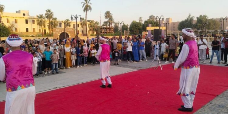 التنورة والنوبة في احتفالات ثقافة الأقصر بثورة 30 يونيو