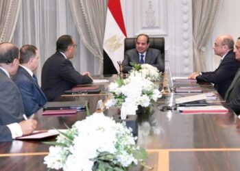 السيسي يجتمع برئيس الوزراء وعدد من الوزراء