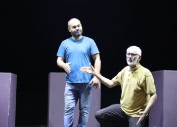 تواصل بروفات العروض المسرحية مهرجان بنغازي للفنون مسرحية