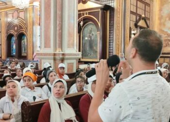 كاتدرائية السمائيين تستقبل أطفال المحافظات الحدودية