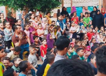 إقبال كبير من أبناء قرية زعفرانة على فعاليات برنامج ترسيخ قيم المواطنة بالمنيا 